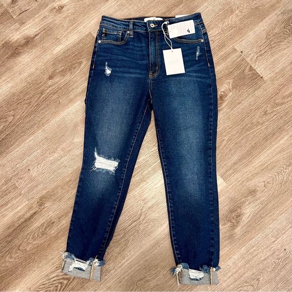 Kancan High Rise Ankle Skinny Jeans A4 - Picture 1 of 6